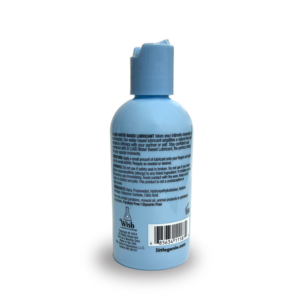 B-LUVD Water Based Lubricant - Water Based Lubricant - 118 ml Bottle-LGBT.1404