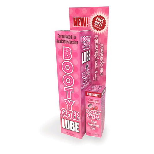 Booty Call Lube Duo - 188 ml Anal Lubricant with 10 ml Numbing Gel-LGBT.306