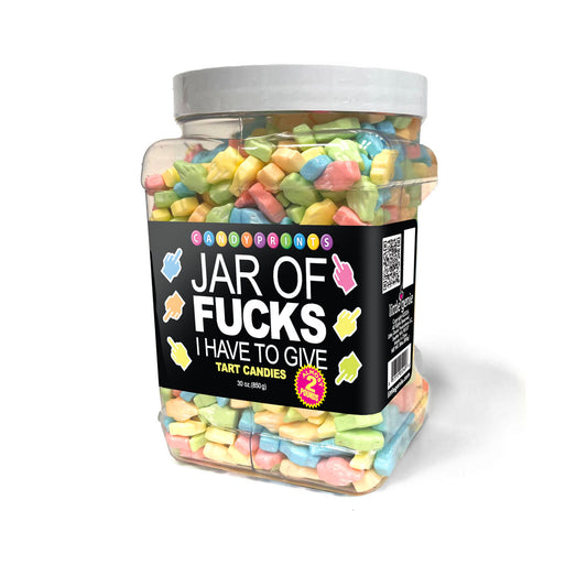 Jar Of Fucks I Have To Give - Fruit Flavoured Lollies - 850 gram Jar-LGCP.1240