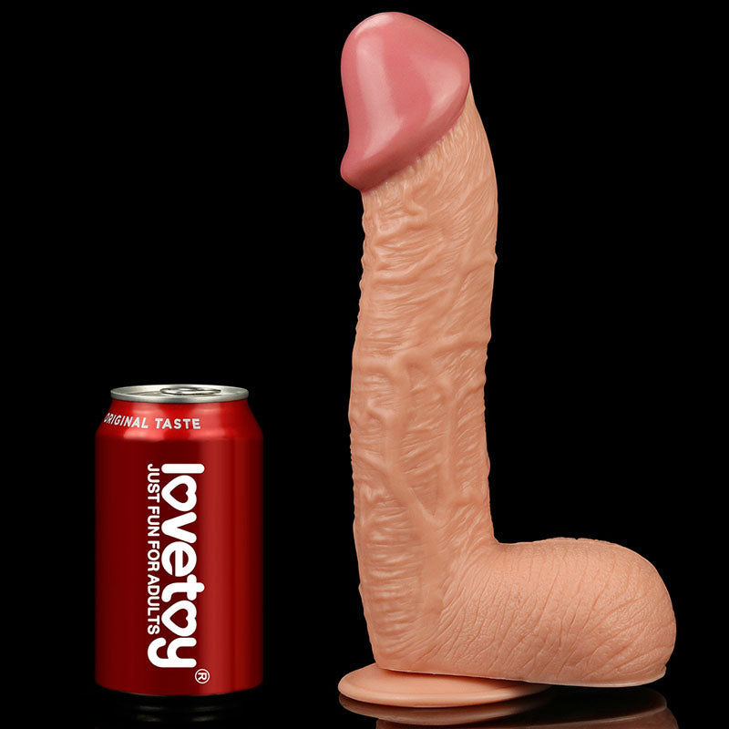 King Size 10.5 Realistic Dildo - Flesh 26.7 cm Dong-LV2207