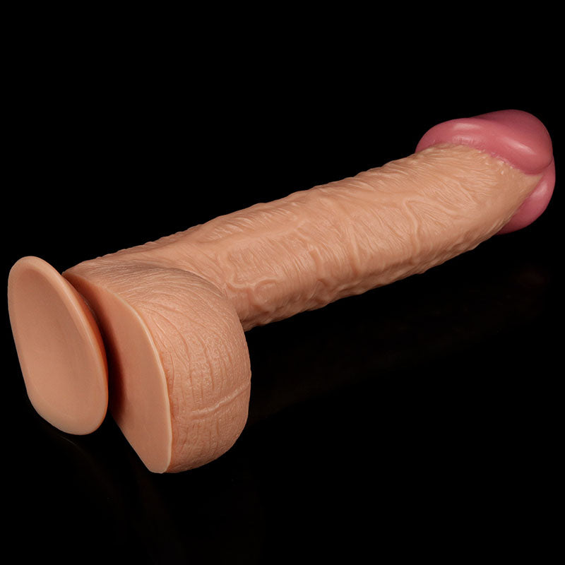 King Size 10.5 Realistic Dildo - Flesh 26.7 cm Dong-LV2207