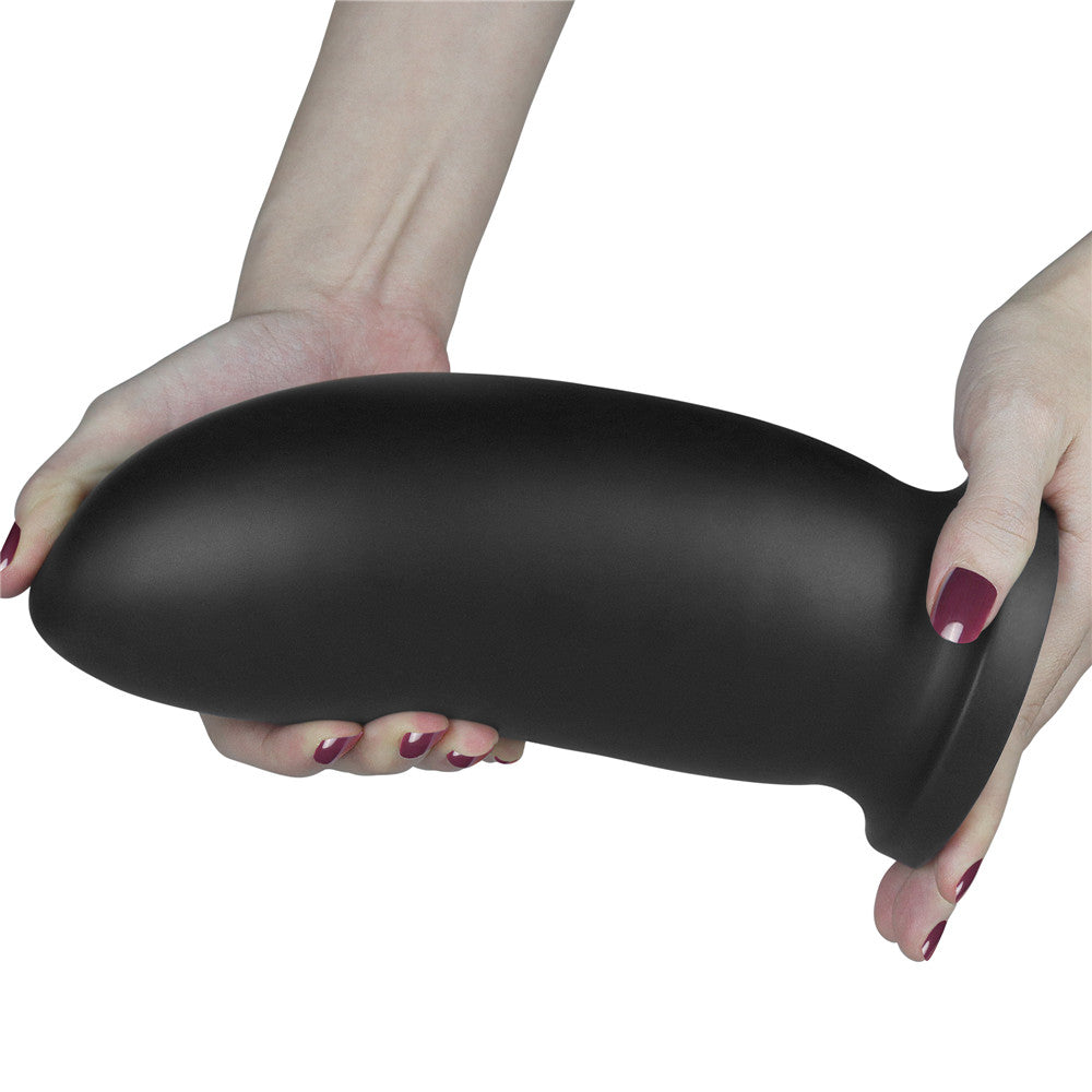 King Sized Anal Bomber - Black 23 cm (9) Mega Anal Plug-LV2245