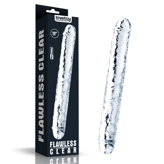 Flawless Clear Double Dildo 12 - Clear 30 cm Double Dong-LV310018