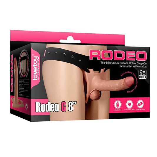 Ingen Hollow G 8 - Flesh 20.3 cm Hollow Strap-On-LV415001