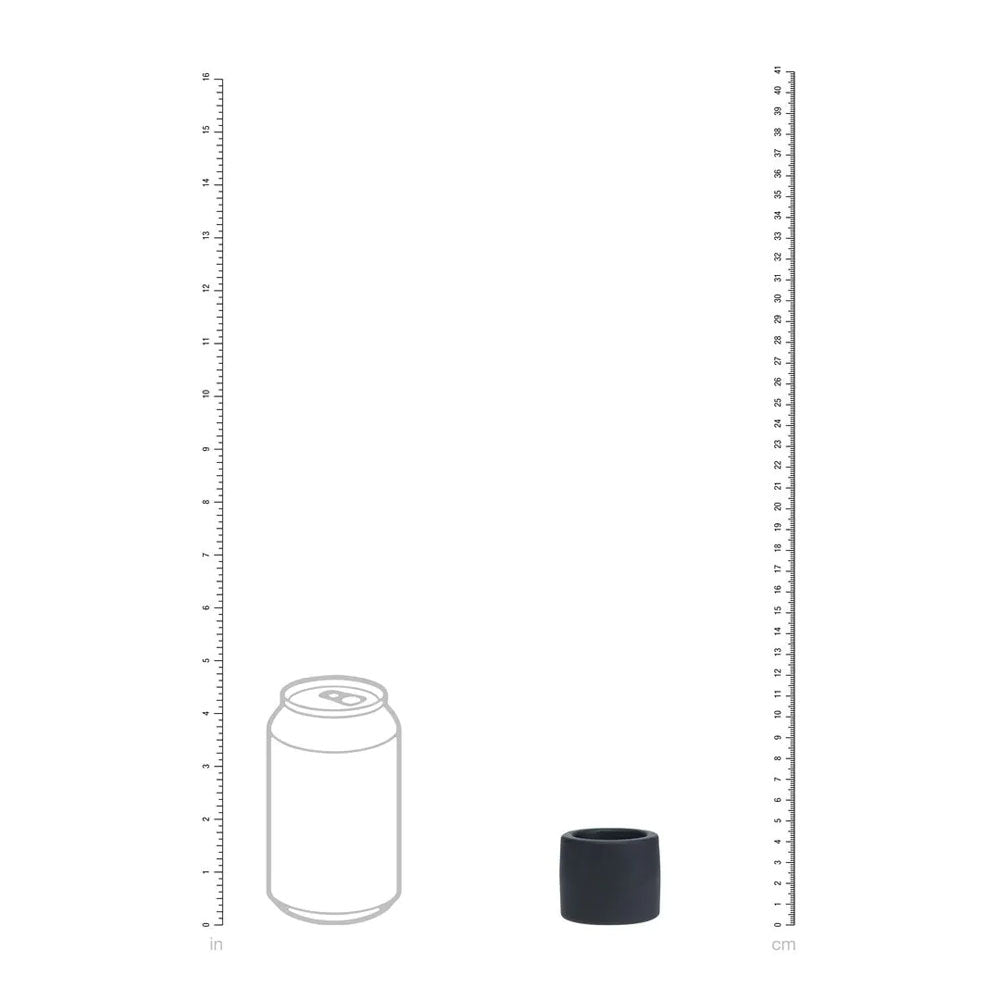LEVELZ Liquid Silicone Ball Strap - L - Black - Black Ball Strap-LVL01-0019BLK