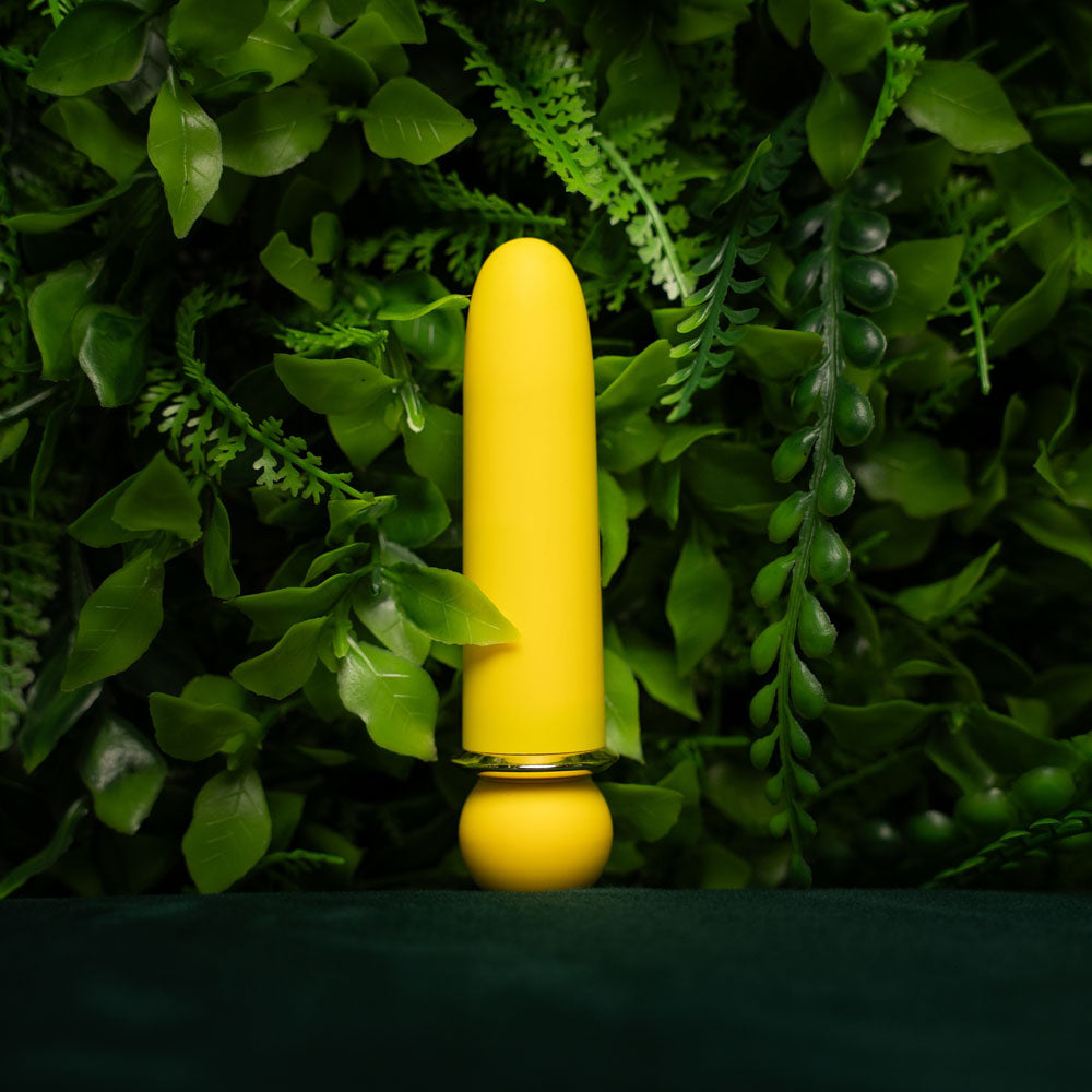 Maia JAGUAR - Yellow - Yellow 10.1 cm USB Rechargeable Bullet-MA24-01-YELLOW