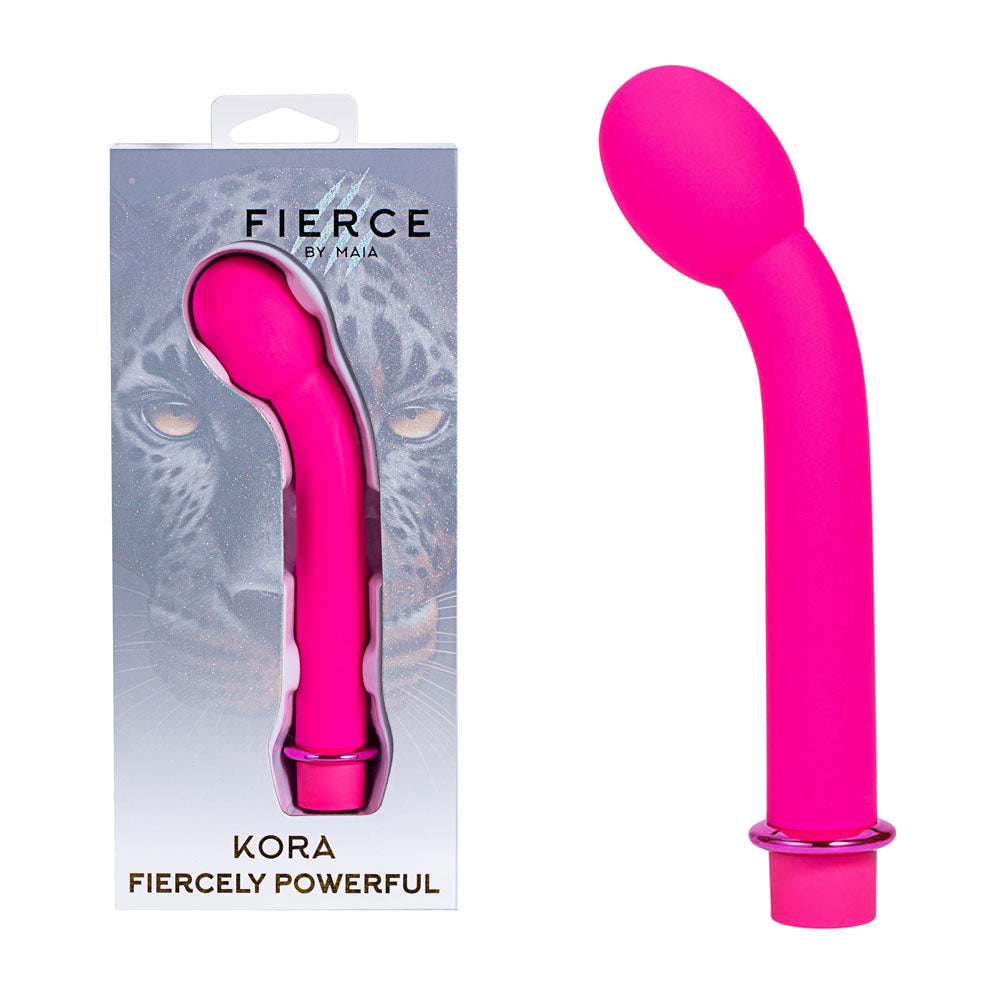 Maia KORA - Pink 17.8 cm USB Rechargeable G-Spot Vibrator-MA24-04-PINK