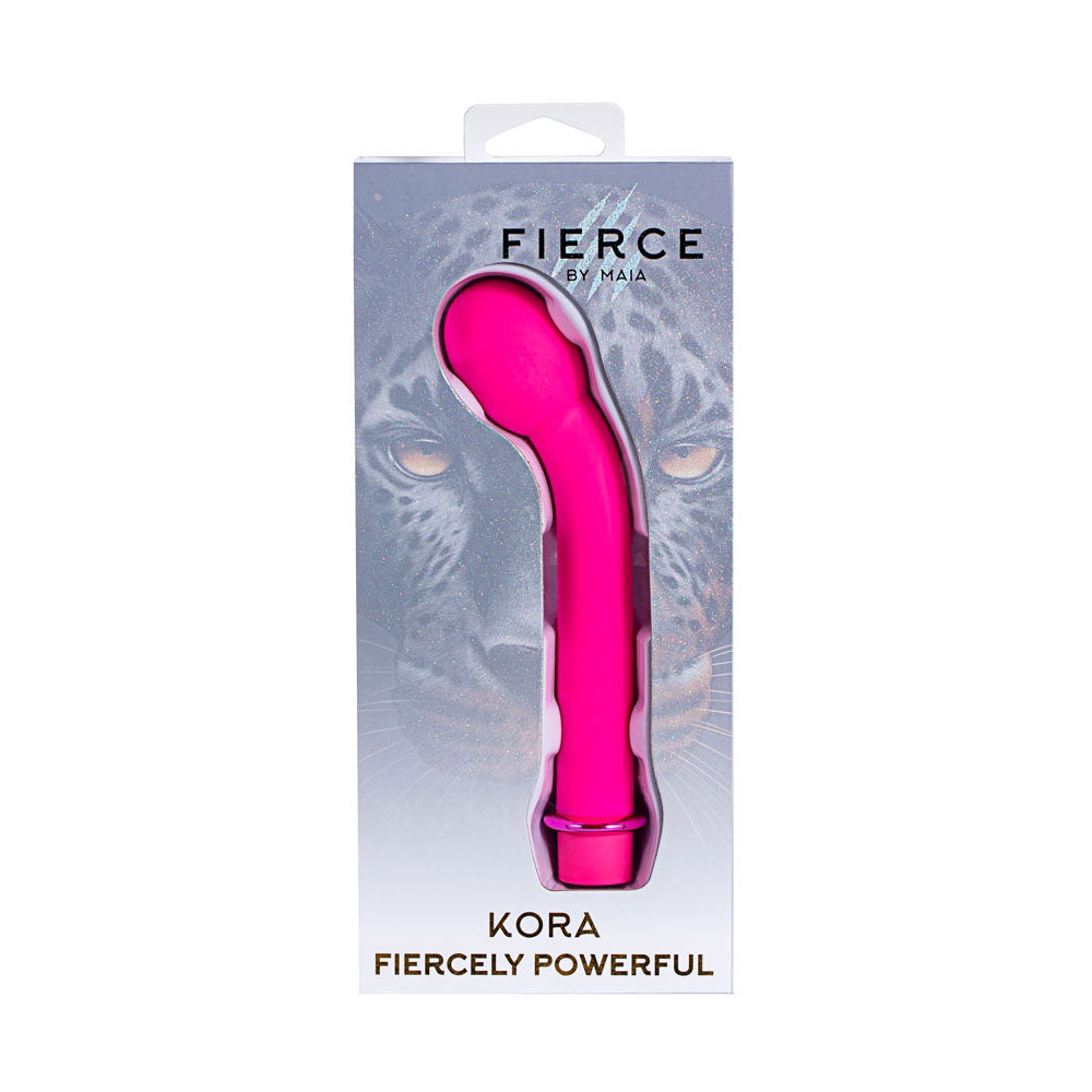 Maia KORA - Pink 17.8 cm USB Rechargeable G-Spot Vibrator-MA24-04-PINK