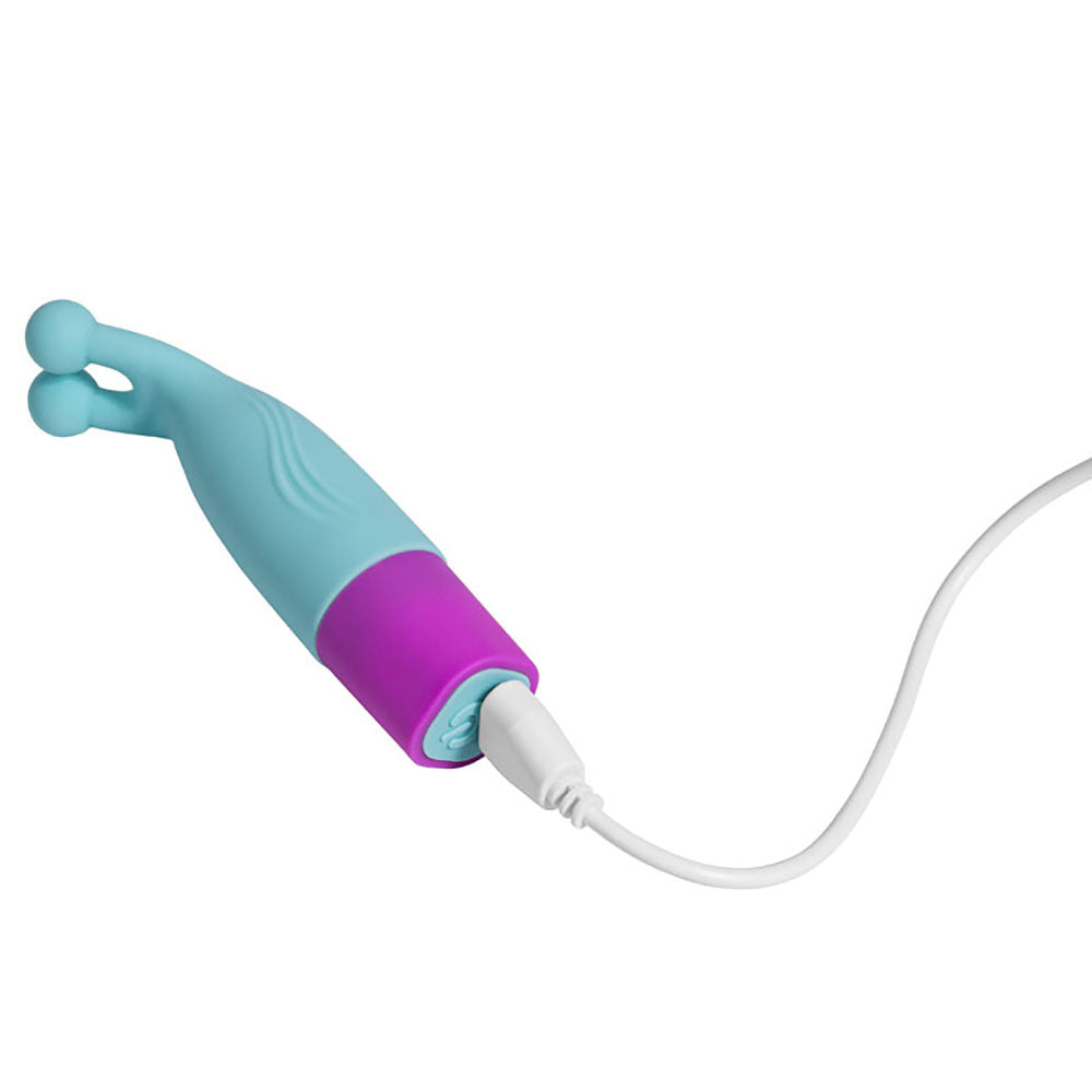 Maia MACI - Light Blue 8.9 cm USB Rechargeable Bullet-MA24-06