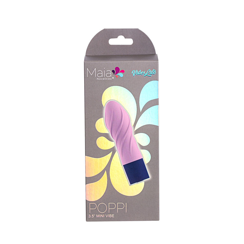 Maia POPPI - Light Pink 8.9 cm USB Rechargeable Bullet-MA24-07