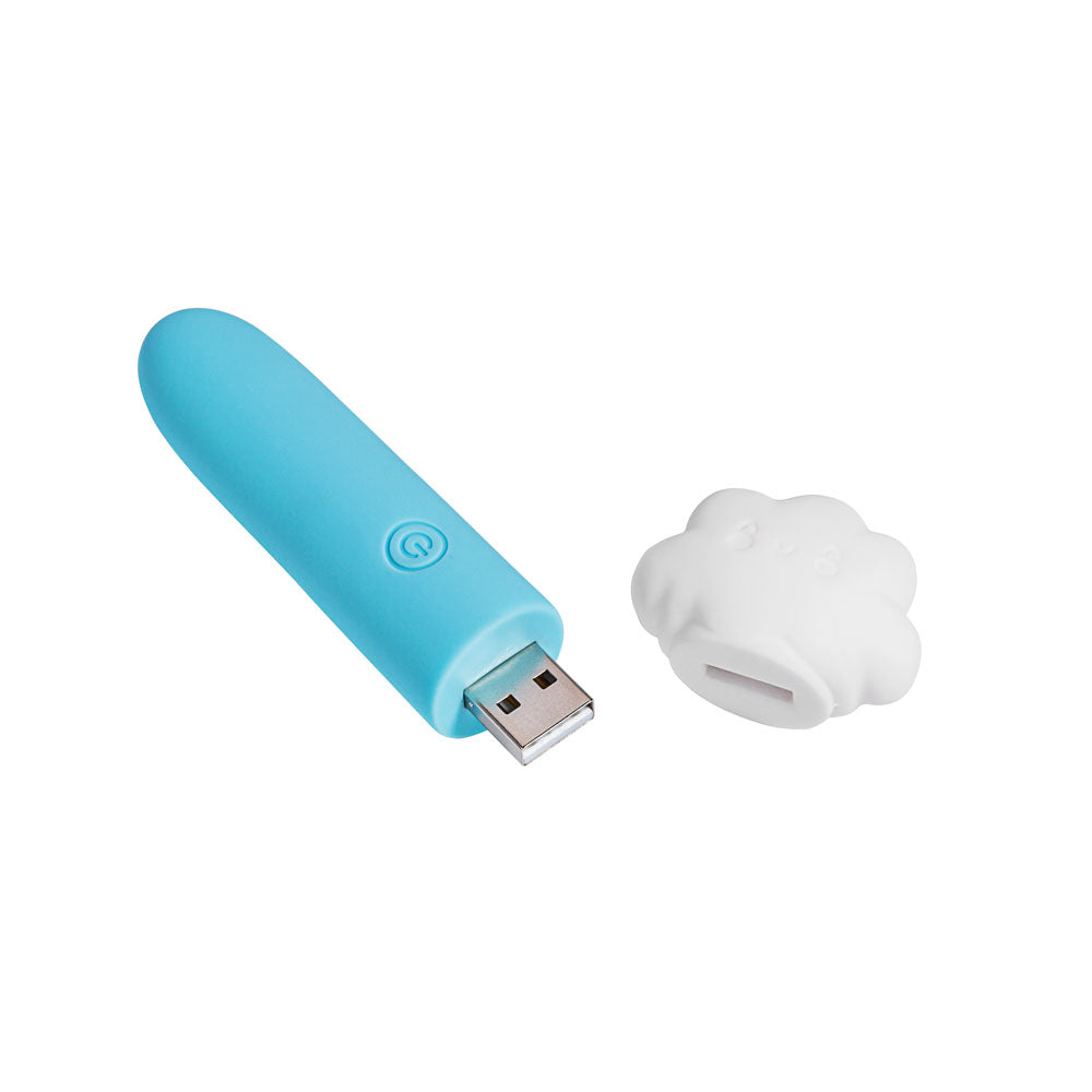 Maia STORMEE - Blue 11.1 cm USB Rechargeable Bullet-MA24-11
