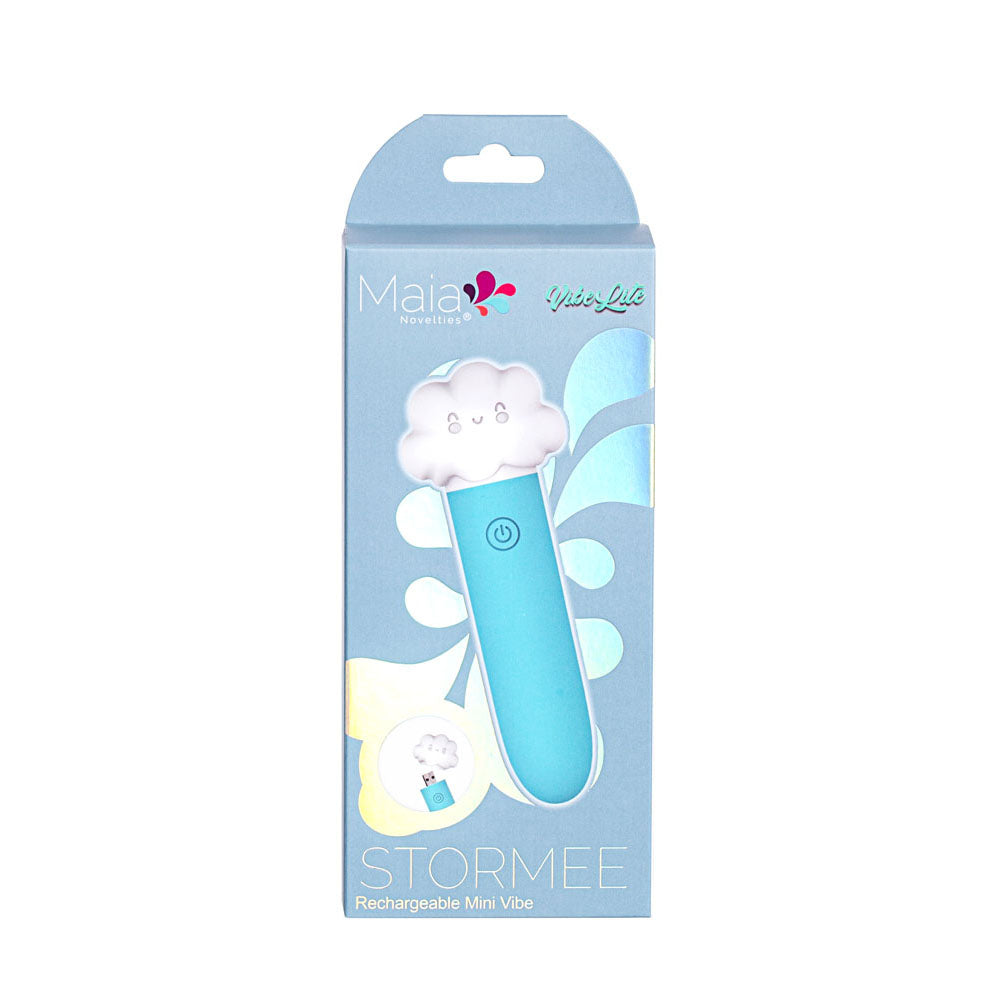 Maia STORMEE - Blue 11.1 cm USB Rechargeable Bullet-MA24-11