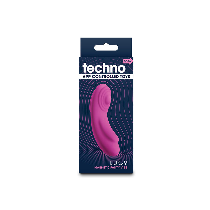 Techno - Lucy - Magenta - Magenta USB Rechargeable Panty Vibrator with App Control-NSN-0287-34