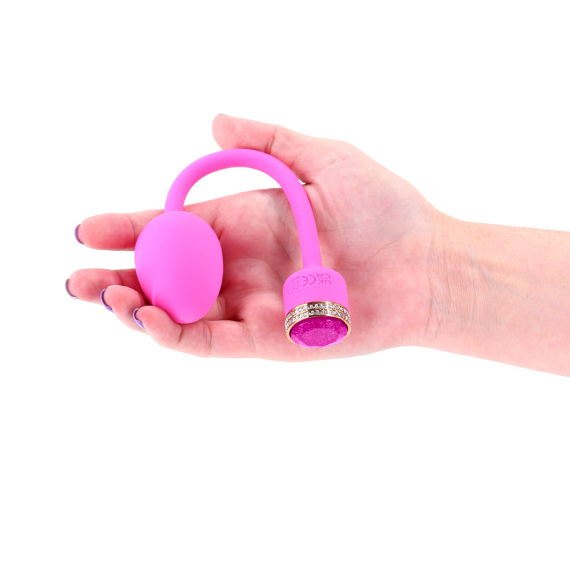 Pretty in Pink Sugar - Pink - Pink 21 cm USB Rechargeable Flexible Vibrator - NSN-0365-44