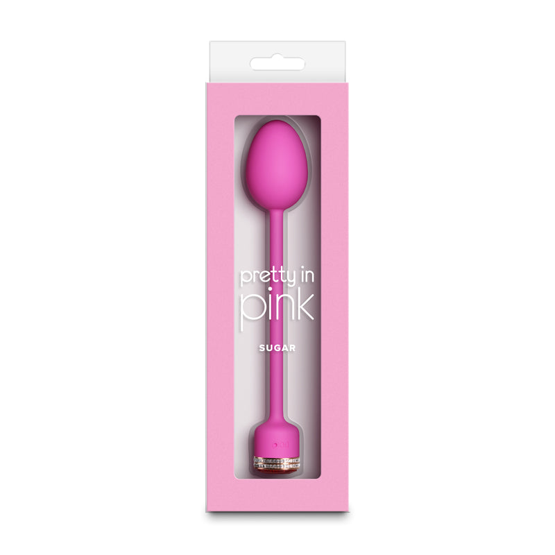 Pretty in Pink Sugar - Pink - Pink 21 cm USB Rechargeable Flexible Vibrator - NSN-0365-44