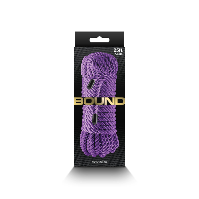 Bound Rope - Purple - Purple Bondage Rope - 7.6 metre length-NSN-1300-05
