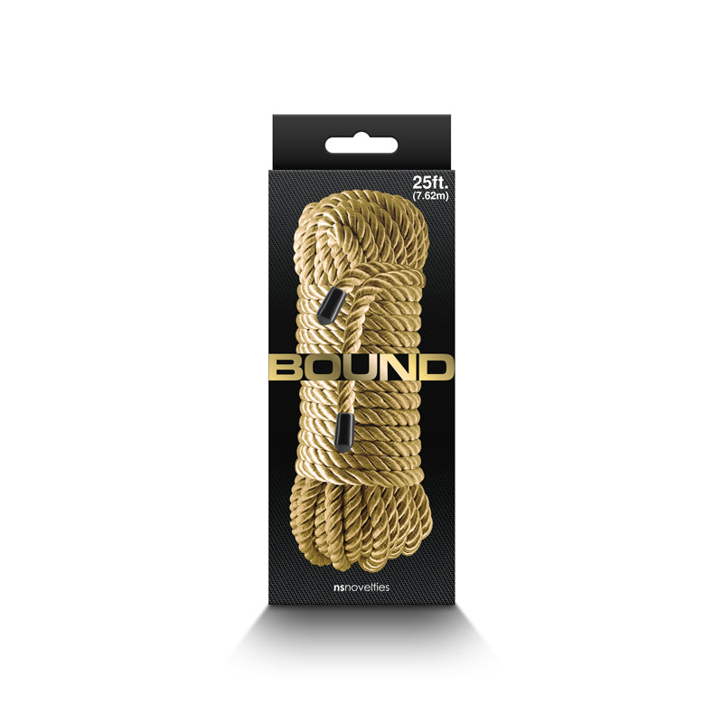 Bound Rope - Gold - Gold Bondage Rope - 7.6 metre length-NSN-1300-09