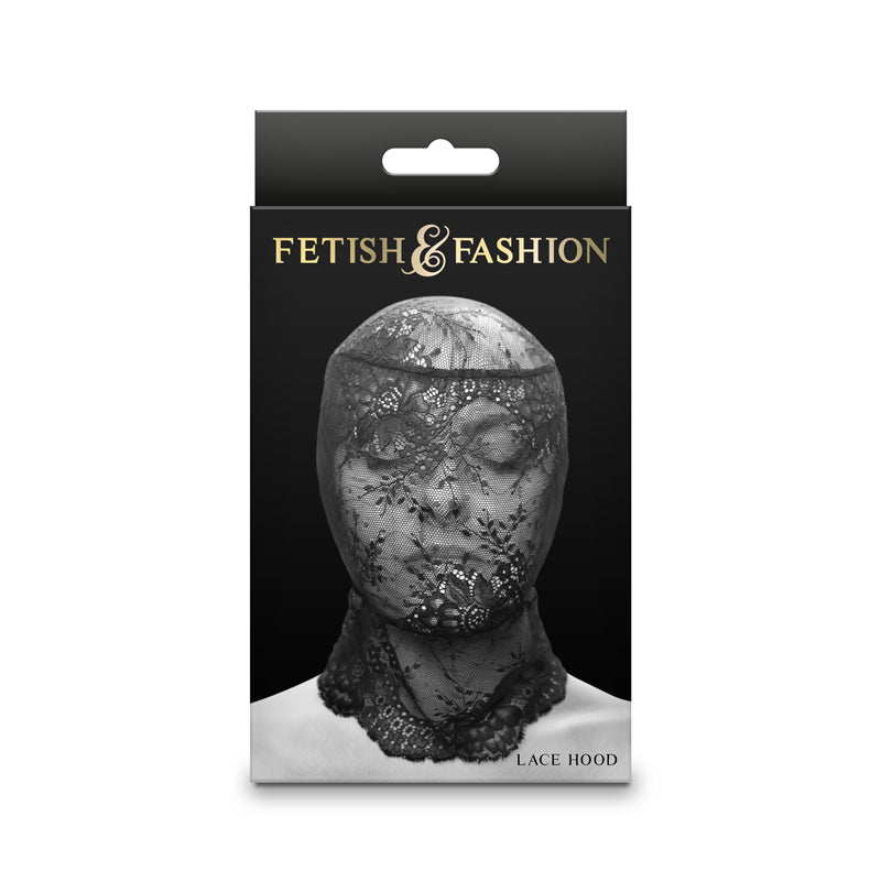 Fetish & Fashion - Lace Hood - Black - Black Hood-NSN-1803-03AP