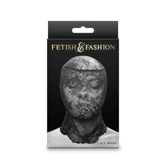 Fetish & Fashion - Lace Hood - Black - Black Hood-NSN-1803-03AP