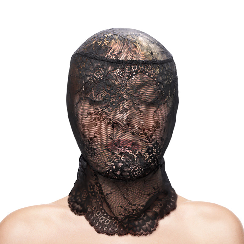 Fetish & Fashion - Lace Hood - Black - Black Hood-NSN-1803-03AP