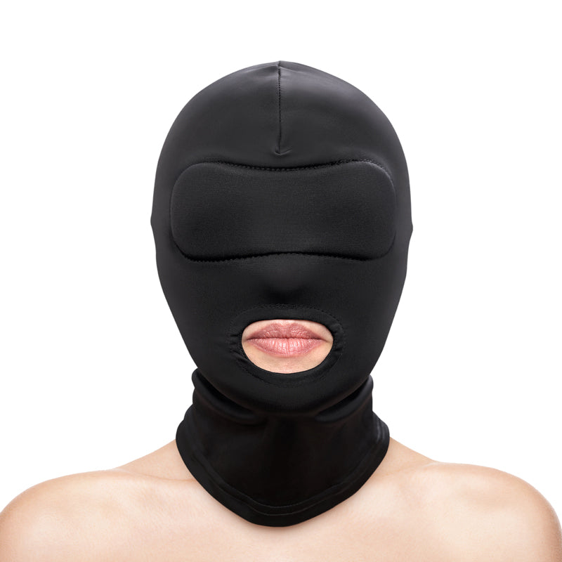Fetish & Fantasy - Mouth Hood - Black - Black Hood-NSN-1803-23AP