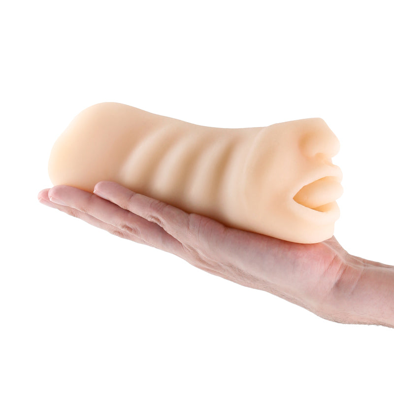 Barely Legal - Harley - Flesh Dual Ended Vagina & Mouth Stroker-NSN-1805-01AP
