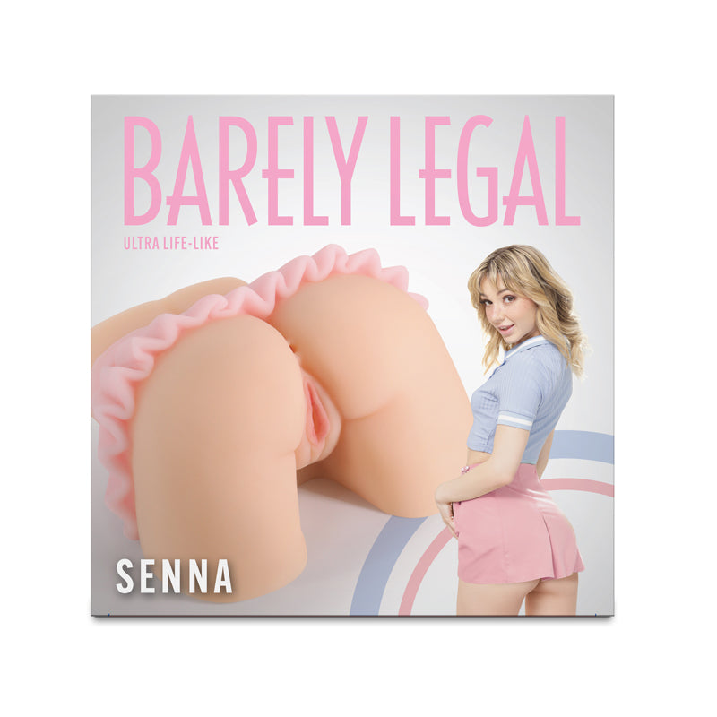 Barely Legal Senna - White - Flesh Mini Doggy Style Masturbator-NSN-1807-31AP