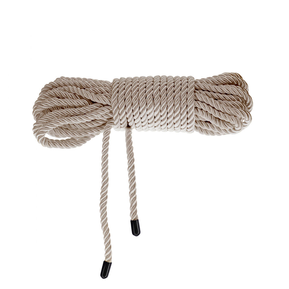 OUCH! Bondage Rope - 10 M - Gold - Gold Nylon Bondage Rope - 10 metre Length-OU1058GLD