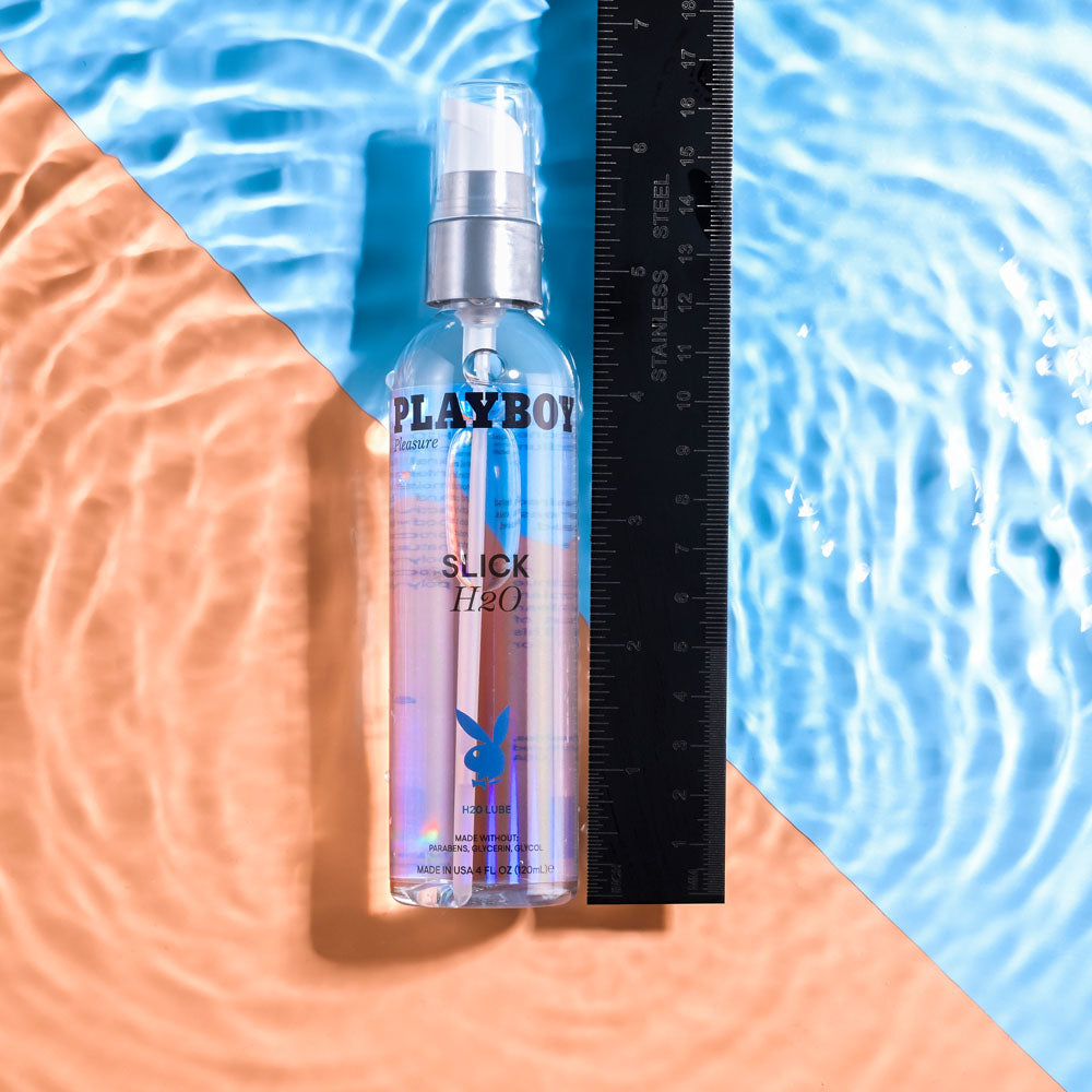 Playboy Pleasure SLICK H2O - 120 ml - Water Based Lubricant - 120 ml Bottle-PB-LQ-2116-2