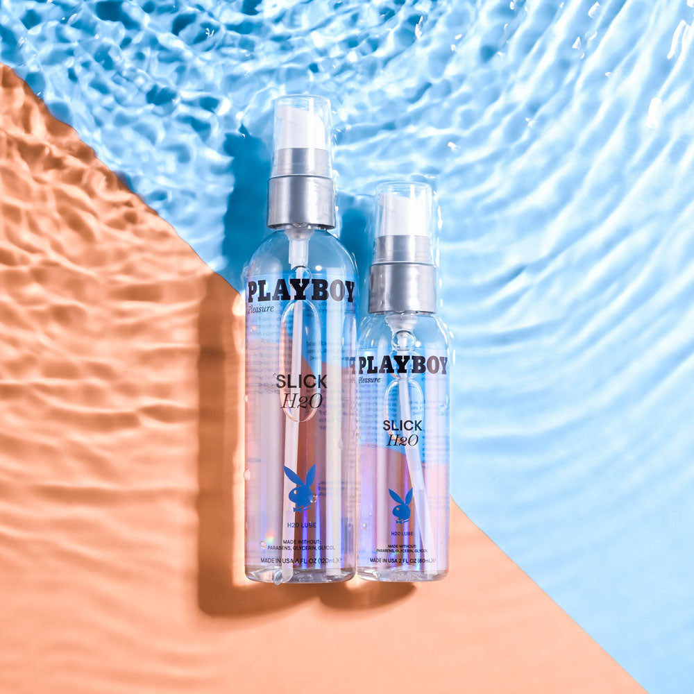 Playboy Pleasure SLICK H2O - 120 ml - Water Based Lubricant - 120 ml Bottle-PB-LQ-2116-2