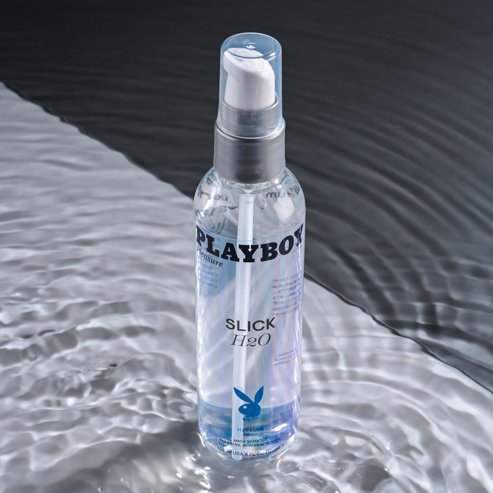 Playboy Pleasure SLICK H2O - 120 ml - Water Based Lubricant - 120 ml Bottle-PB-LQ-2116-2