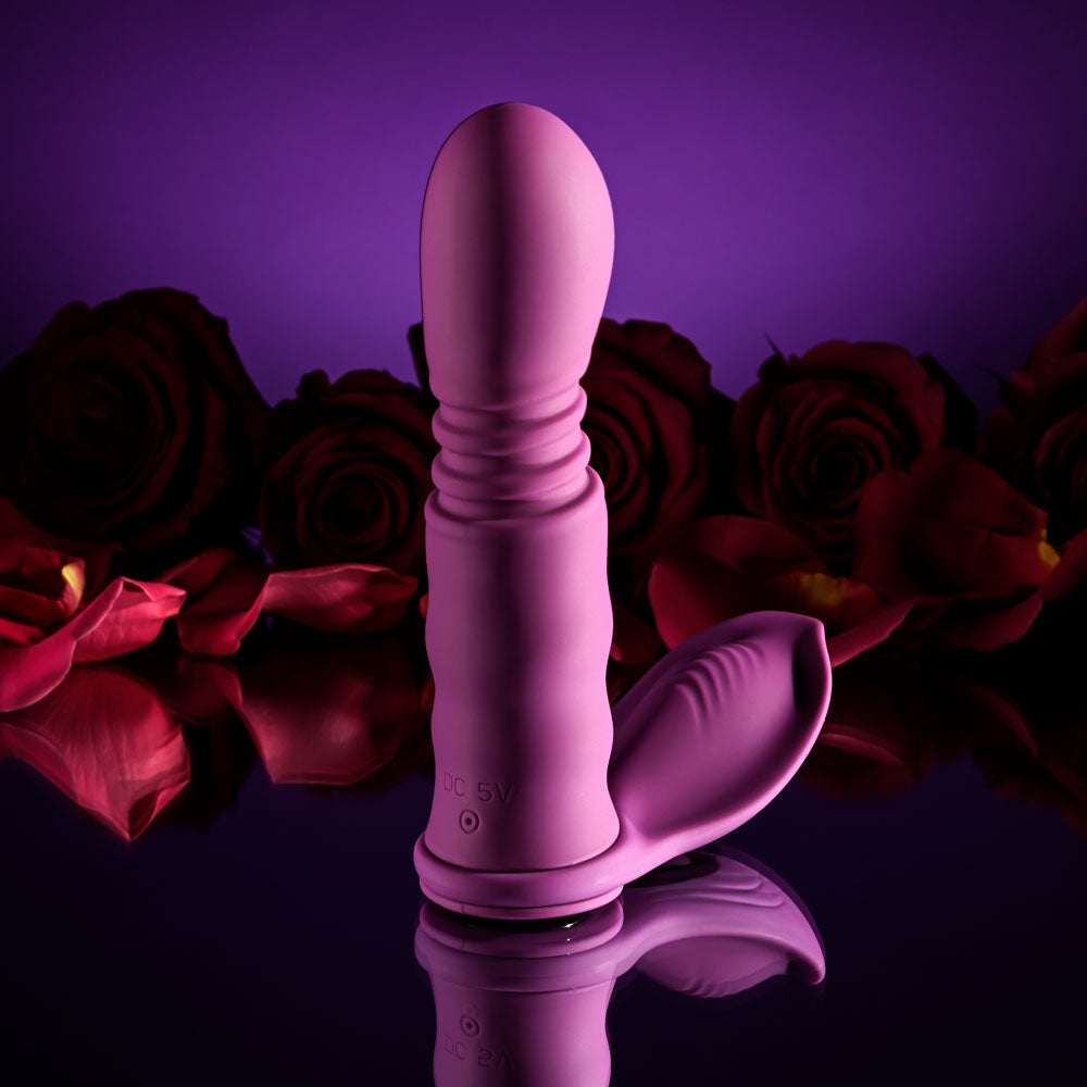 Playboy Pleasure MATCH PLAY - Pink USB Rechargeable with C-Ring Attachment-PB-RS-4721-2