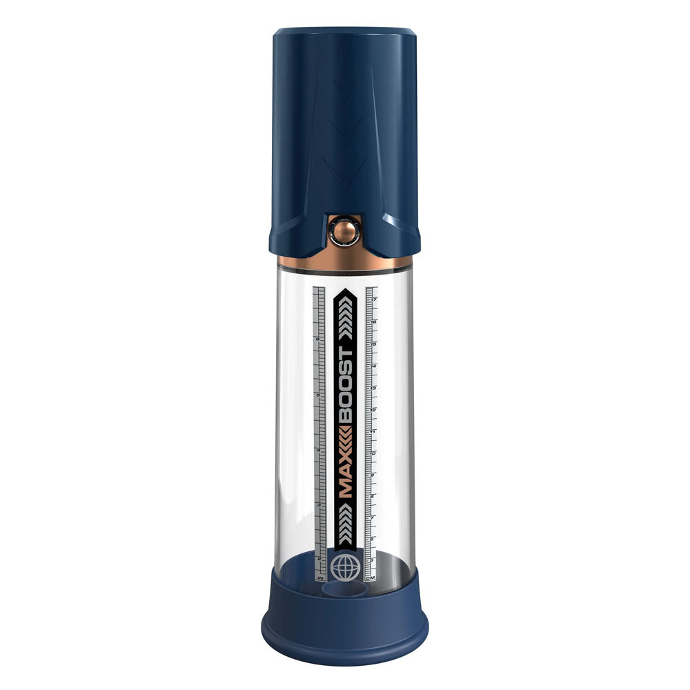 Pump Worx Max Boost - Blue - Blue Penis Pump-PD3249-25