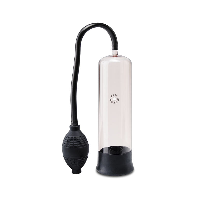 Pump Worx Rookie Of The Year Pump - Clear/Black Penis Pump-PD3253-23