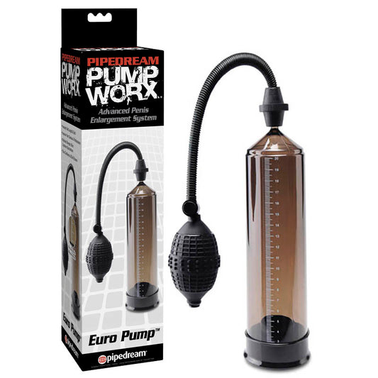 Pump Worx Euro Pump - Smoke Penis Pump-PD3259-23
