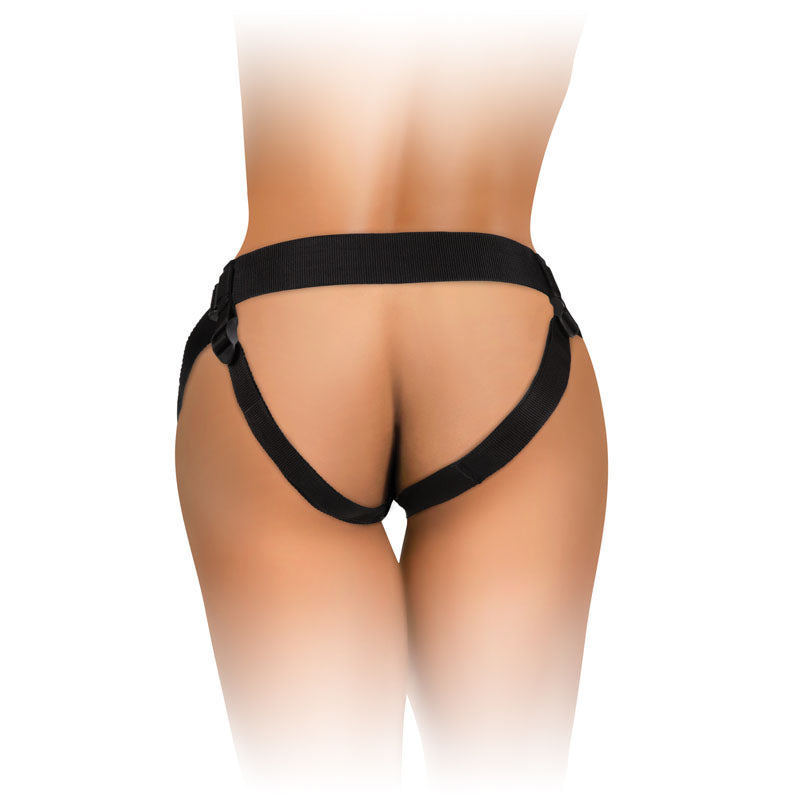 King Cock Elite Comfy Silicone Body Dock Kit - Body Dock Strap-On Harness with Tan 17.8 cm Dong-PD5783-22