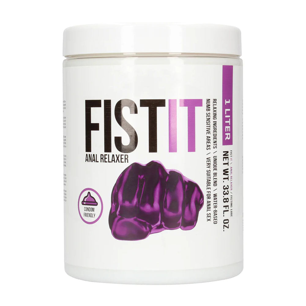 Pharmquests Fist-It Anal Relaxer - Water Based Relaxing Lubricant - 1000 ml Tub-PHA127