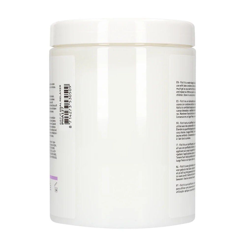 Pharmquests Fist-It Anal Relaxer - Water Based Relaxing Lubricant - 1000 ml Tub-PHA127