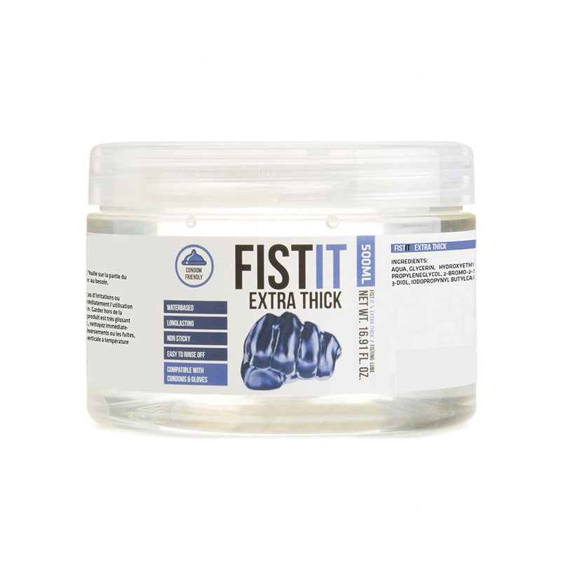 Pharmquests Fist-It Extra Thick - Thick Water Based Lubricant - 500 ml Tub-PHA225USA