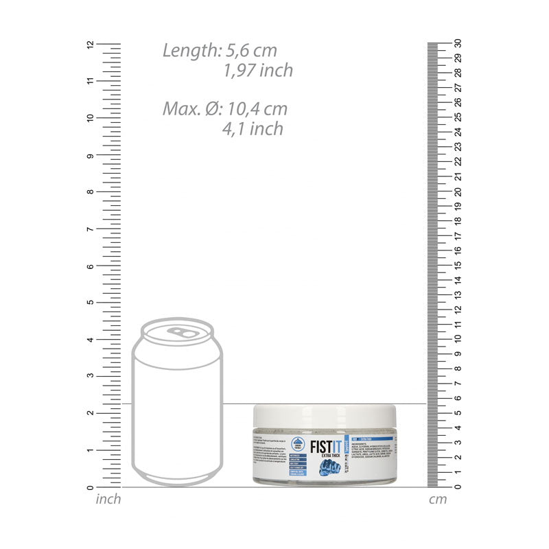 PHARMQUESTS Fist-It Extra Thick - 300ml - Thick Water Based Lubricant - 300 ml Tub-PHA286USA