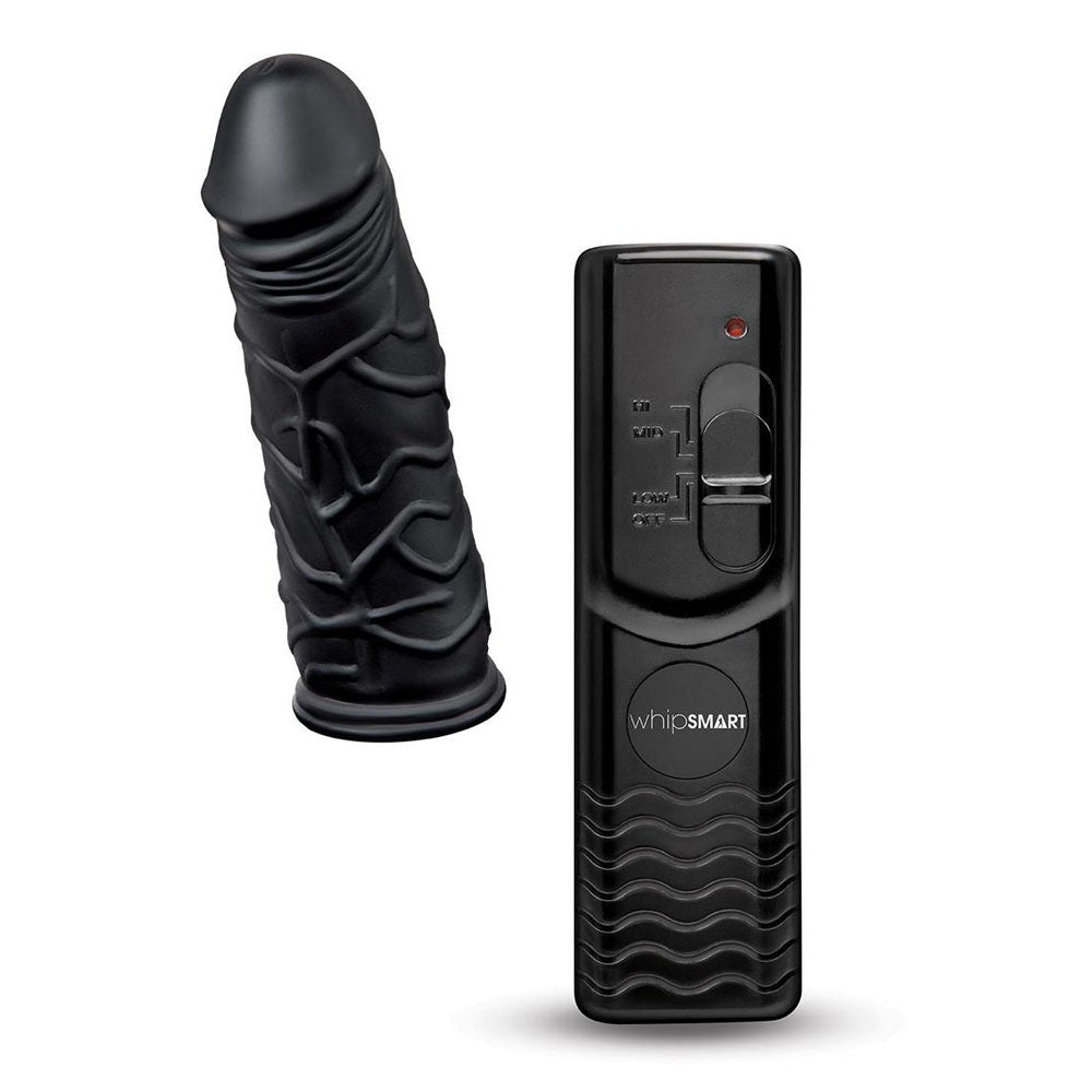 Whipsmart Inflatable Bangin Bolster - Black Inflatable Cushion with 6 Vibrating Dong-PP112