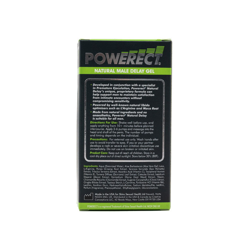 Powerect Natural Delay Serum - Male Delay Serum - 30 ml Bottle-PWNDSER30