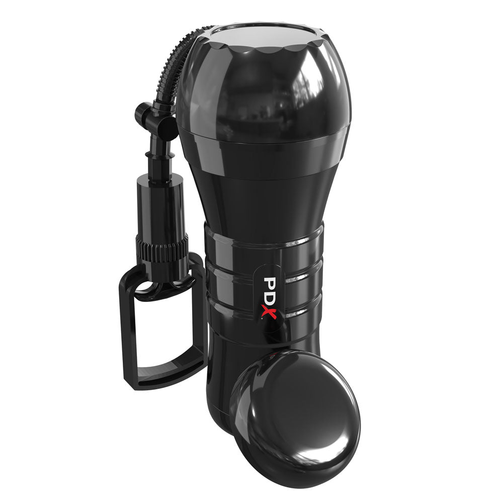 PDX Wet Pussies Super Sucker XXL Stroker - Flesh - Flesh Vagina Stroker with Suction Pump-RD448-21