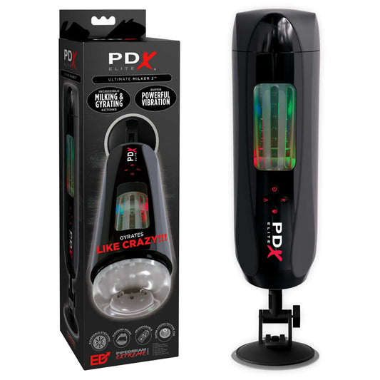 Pipedream Extreme Toys Elite Ultimate Milker 2 - USB Rechargeable Masturbator-RD539