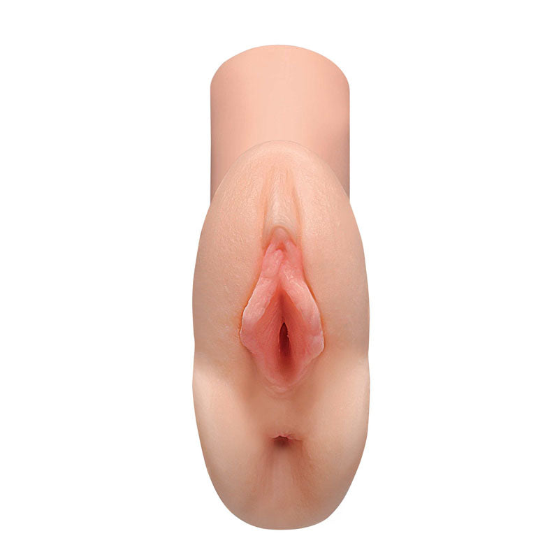 PDX PLUS Perfect Pussy Double Stroker - Flesh Vagina Stroker-RD606-21