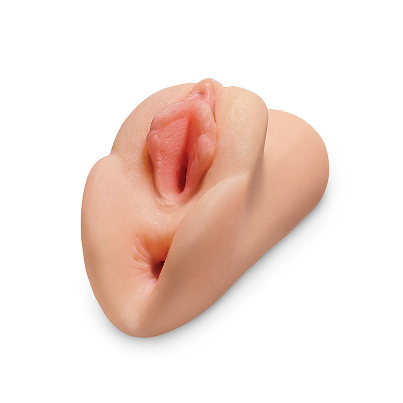 PDX PLUS Perfect Pussy Double Stroker - Flesh Vagina Stroker-RD606-21
