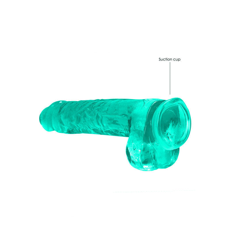REALROCK Realistic Dildo With Balls 9IN --REA093TUR