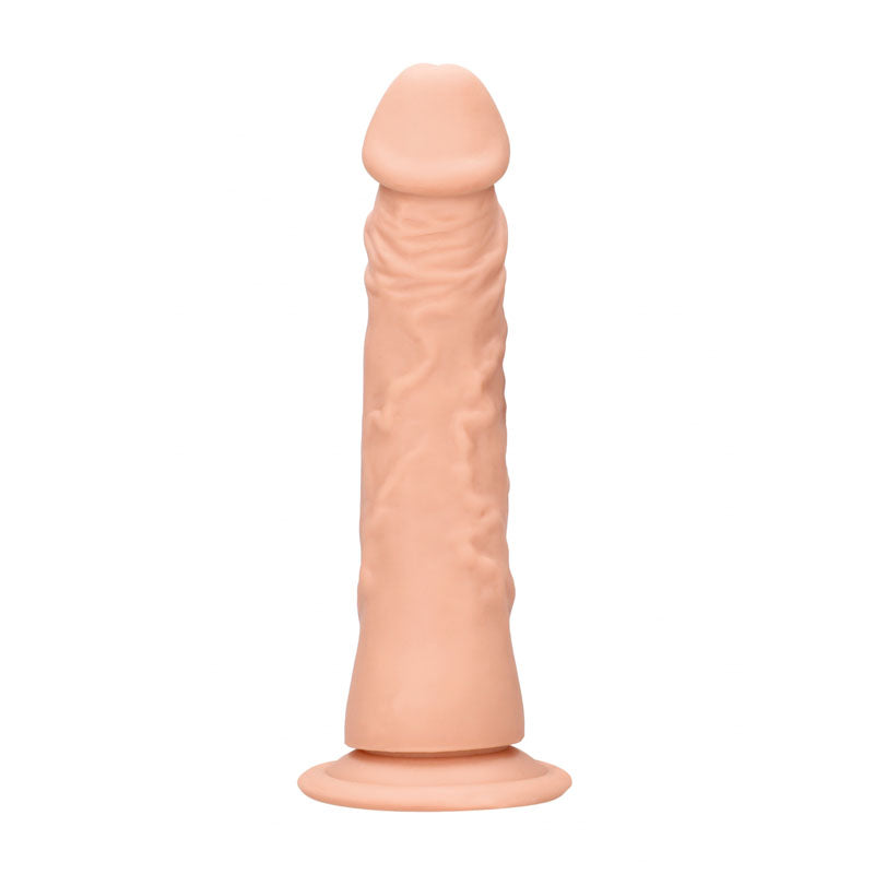 this squishy material mimics the softness of real skin and is completely body-safe. This beautifully crafted dildo is made by injection molding in order to eliminate smell and defects and at the same time increase its thermo-stability and durability. The ultra-strong suction-cup sticks to nearly any smooth or flat surface. The suction-cup also doubles as a harness-compatible base that remains snug in its place even when the action gets hot!
Product dimensions: 4.2 x 4.2 x 21.5 cm
Product weight: 286 gra