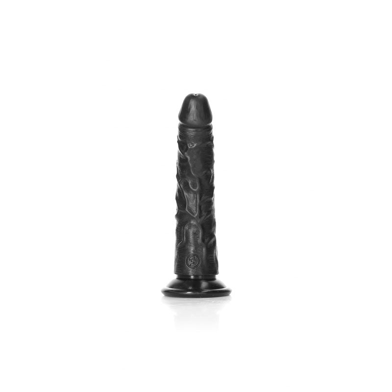 REALROCK Realistic Slim Dildo without Balls - 15.5 cm - Black 15.5 cm (6) Dong-REA113BLK