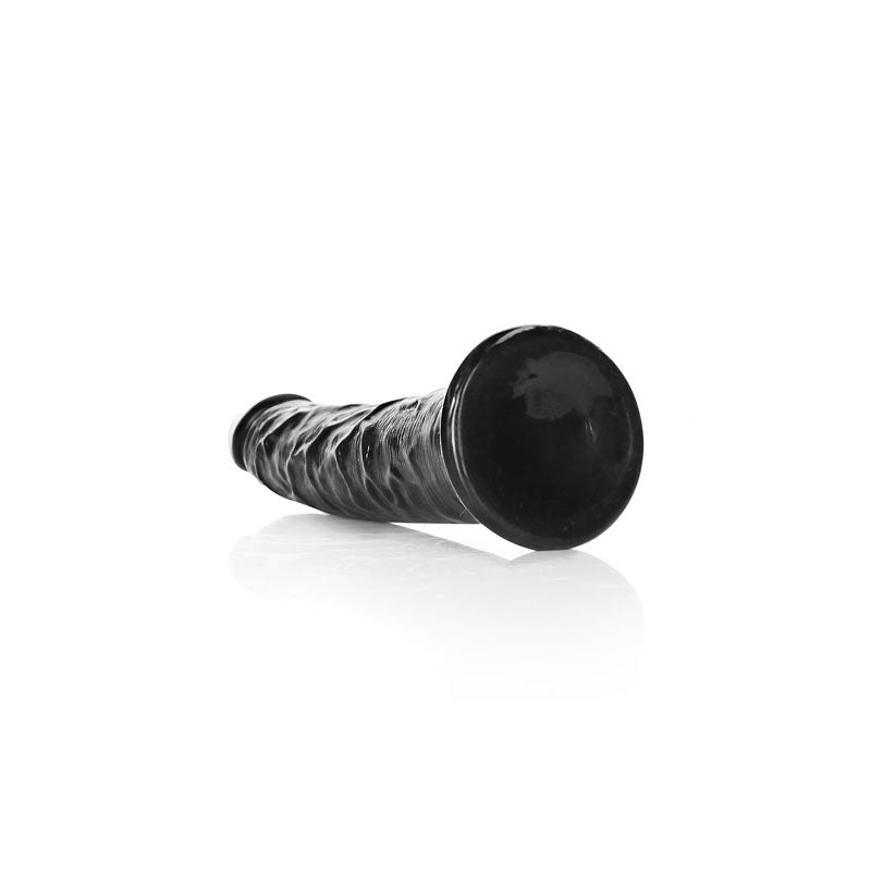 REALROCK Realistic Slim Dildo without Balls - 15.5 cm - Black 15.5 cm (6) Dong-REA113BLK